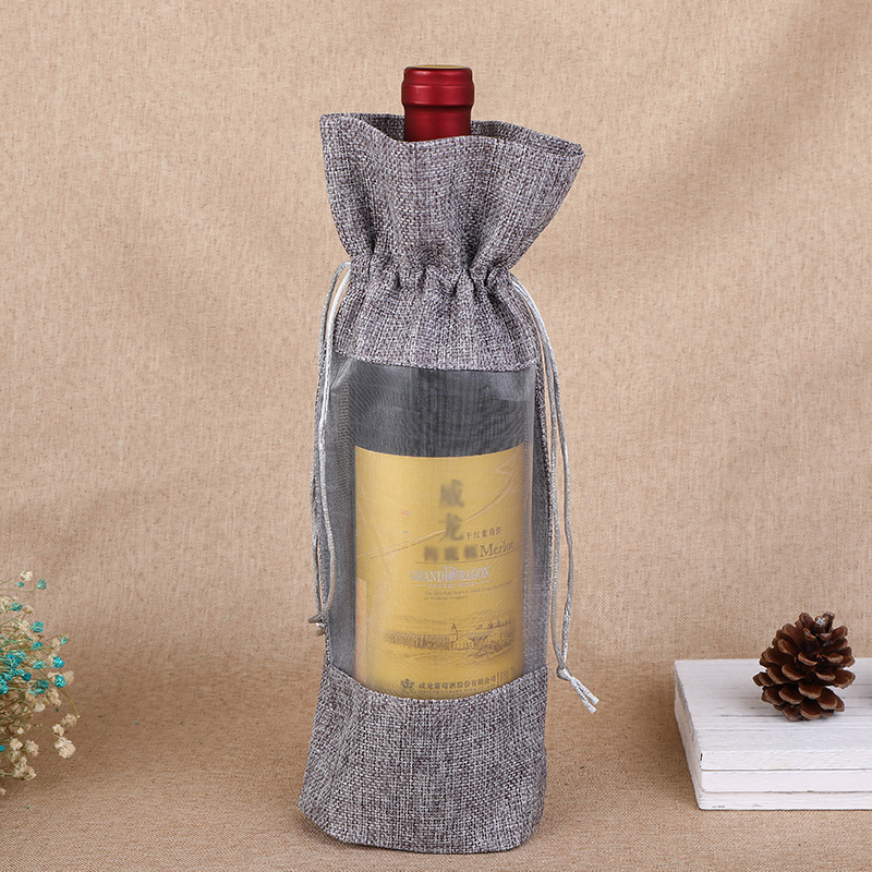 1 Cái Giả Đay Rượu Túi Có Hơi  - đánh giá và giá Jute Bag Packaging