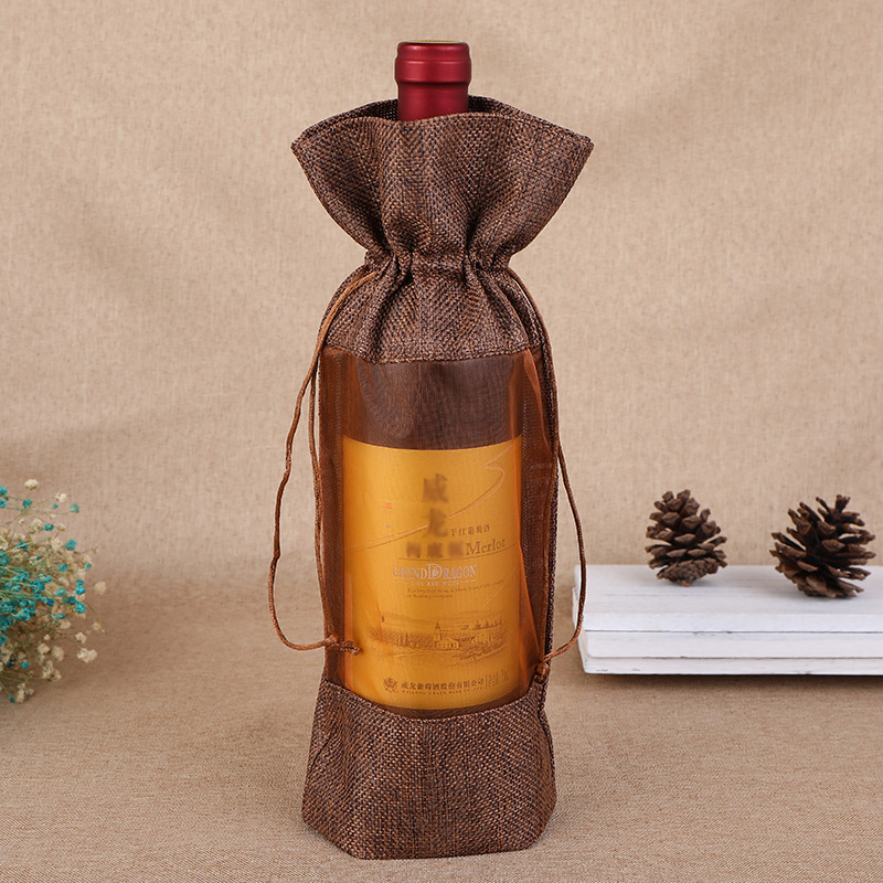 1 Cái Giả Đay Rượu Túi Có Hơi  - đánh giá và giá Jute Bag Packaging