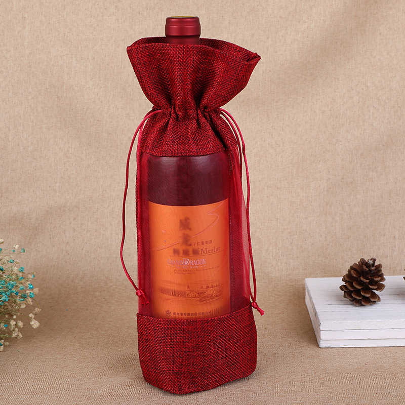 1 Cái Giả Đay Rượu Túi Có Hơi  - đánh giá và giá Jute Bag Packaging