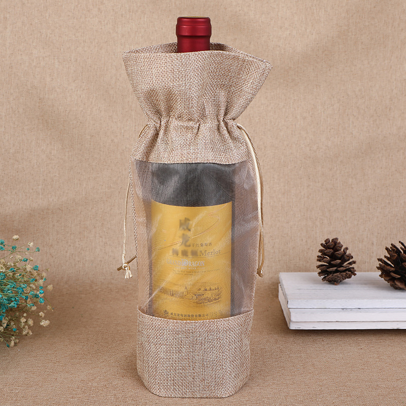 1 Cái Giả Đay Rượu Túi Có Hơi  - đánh giá và giá Jute Bag Packaging