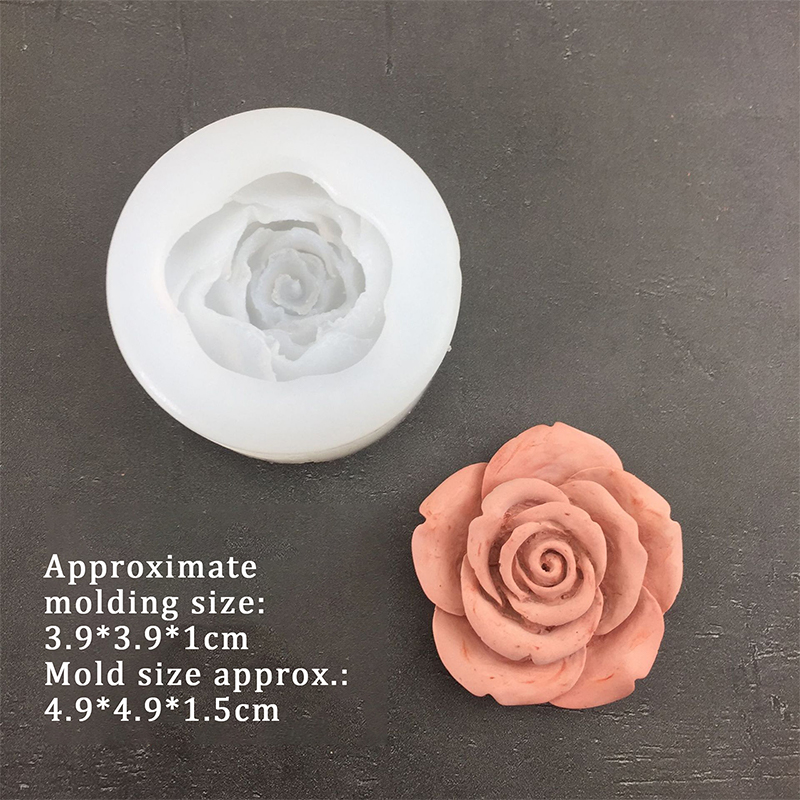 3D Rose Flower Shape Leaf Sili - đánh giá và giá Candle Making Tutorial