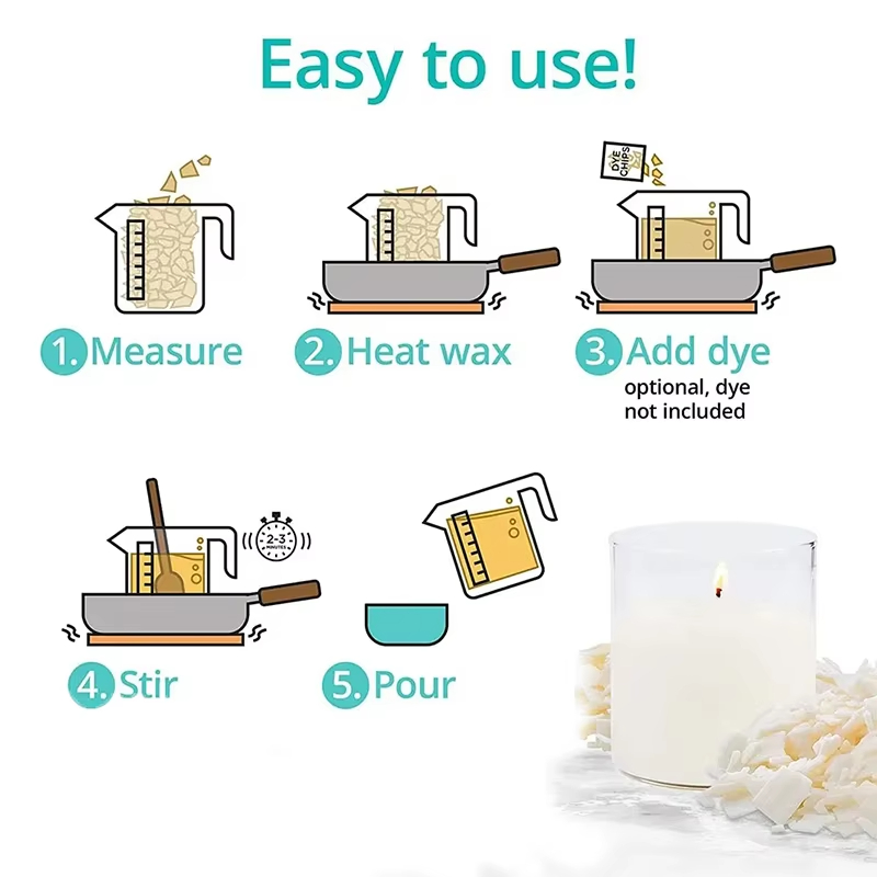 1kg/500/250/100g Pure Soy Wax  - đánh giá và giá Candle Making Uk