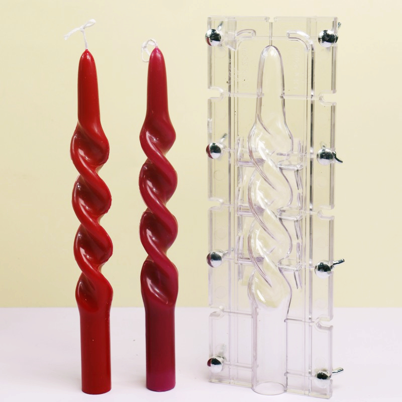 XOẮN Sọc Cột Acrylic Nến Khuôn - đánh giá và giá Candle Making Kit