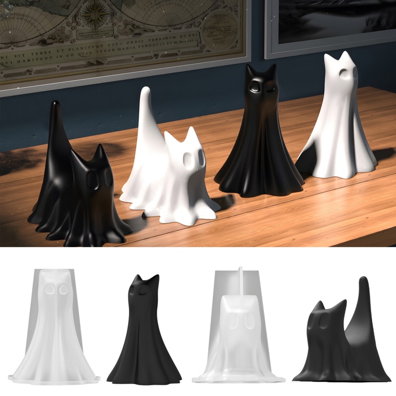 Ghost Cat Halloween Desktop Or - đánh giá và giá Candle Making Tutorial