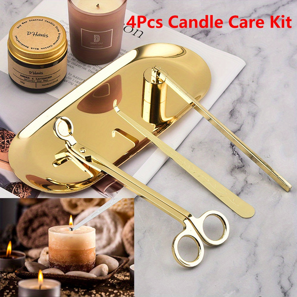 4pcs/set Luxury Candle Care Ki - đánh giá và giá Candle Making Tutorial
