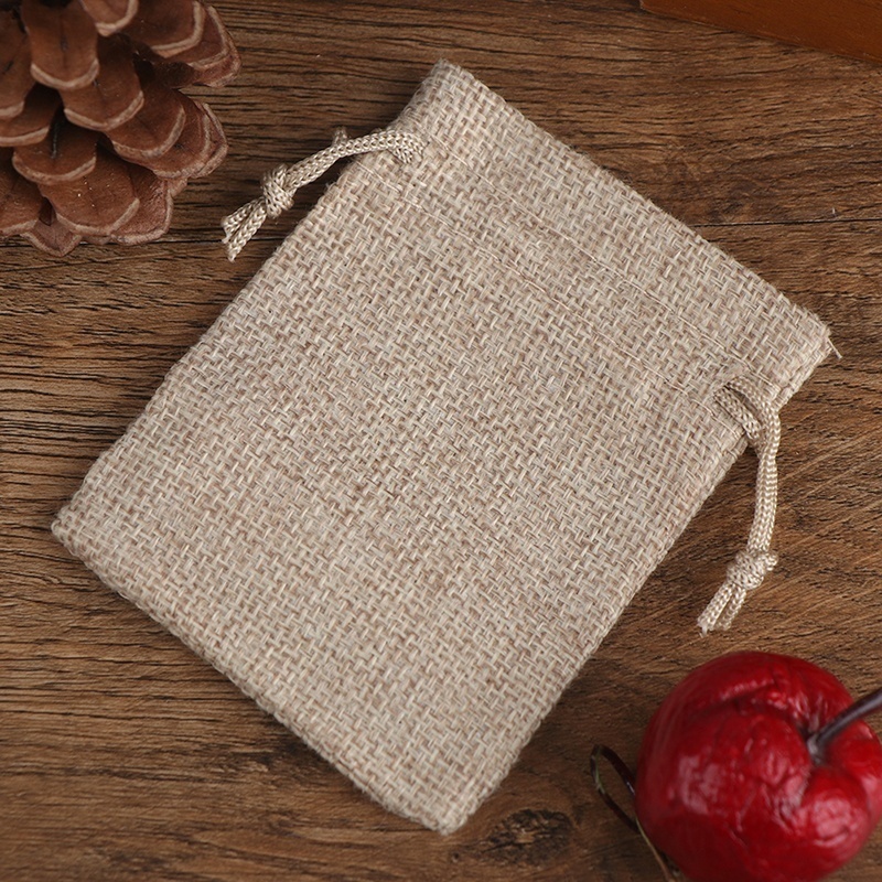 50PCS 13X18/10X15/9X12/7X9CM D - đánh giá và giá Jute Bag Packaging