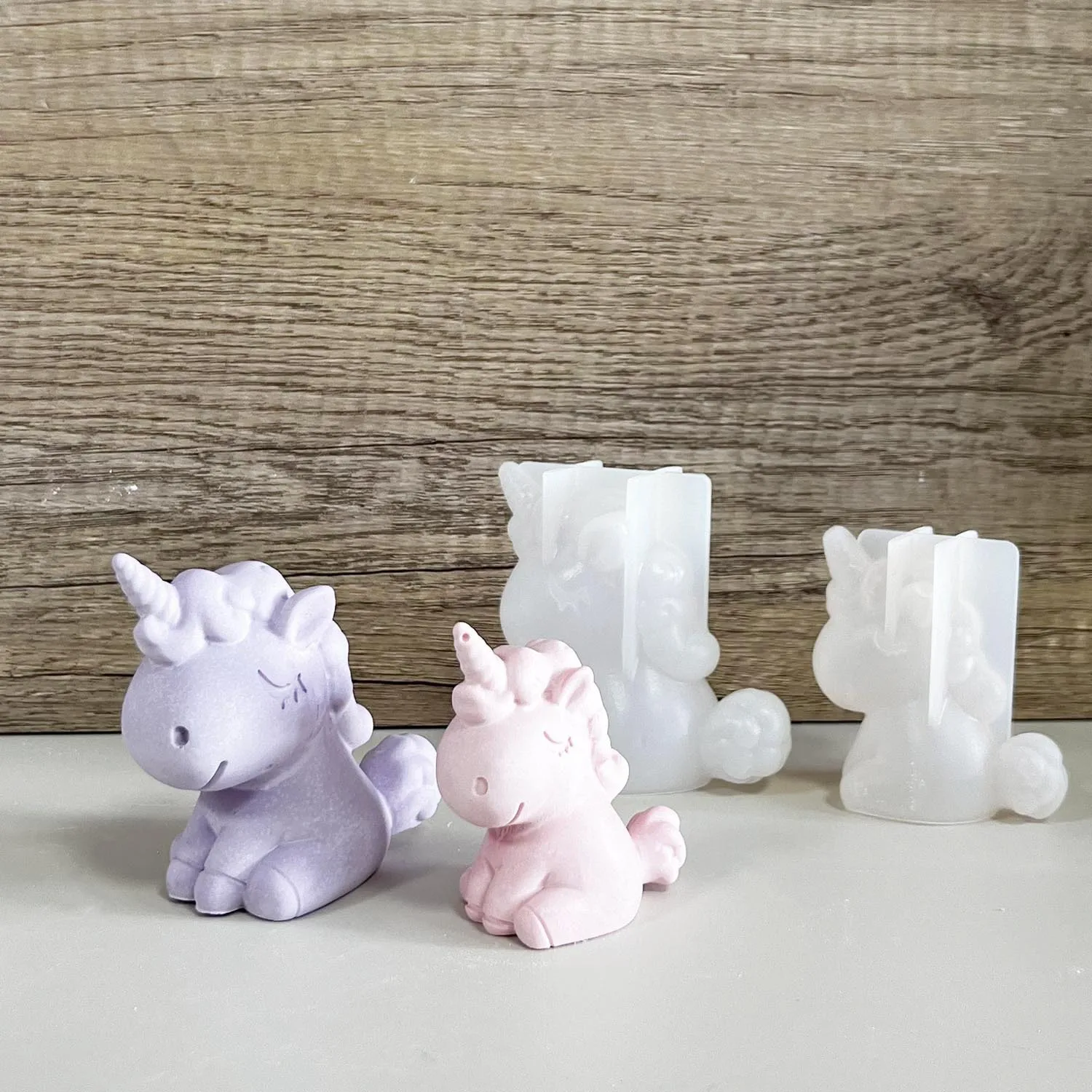3D Geometric Silicone Unicorn  - đánh giá và giá Candle Making Tutorial