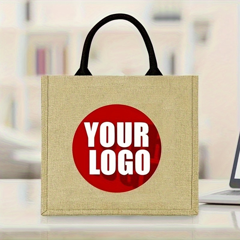 Custom Jute Tote Bag Personali - đánh giá và giá Jute Bag Packaging