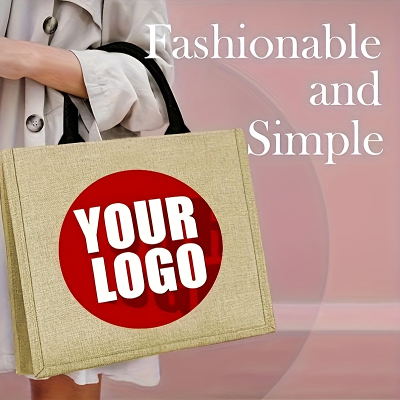 Custom Jute Tote Bag Personali - đánh giá và giá Jute Bag Packaging
