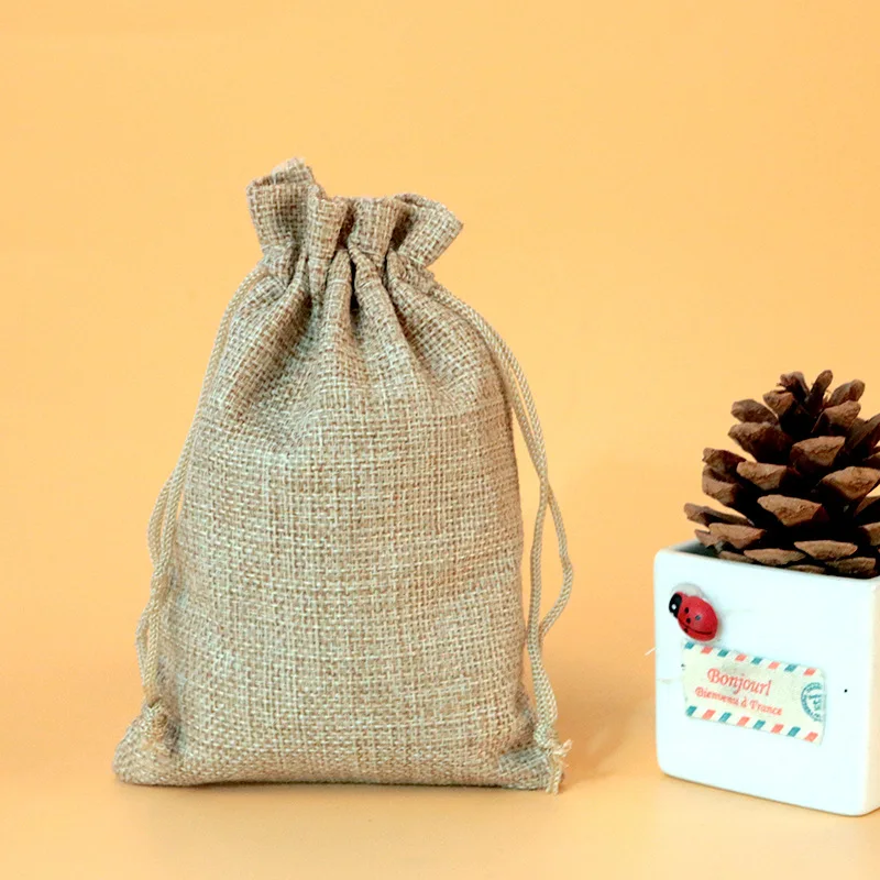 50pc/lot 7x9 9x12 10x14 13x18  - đánh giá và giá Jute Bag Packaging