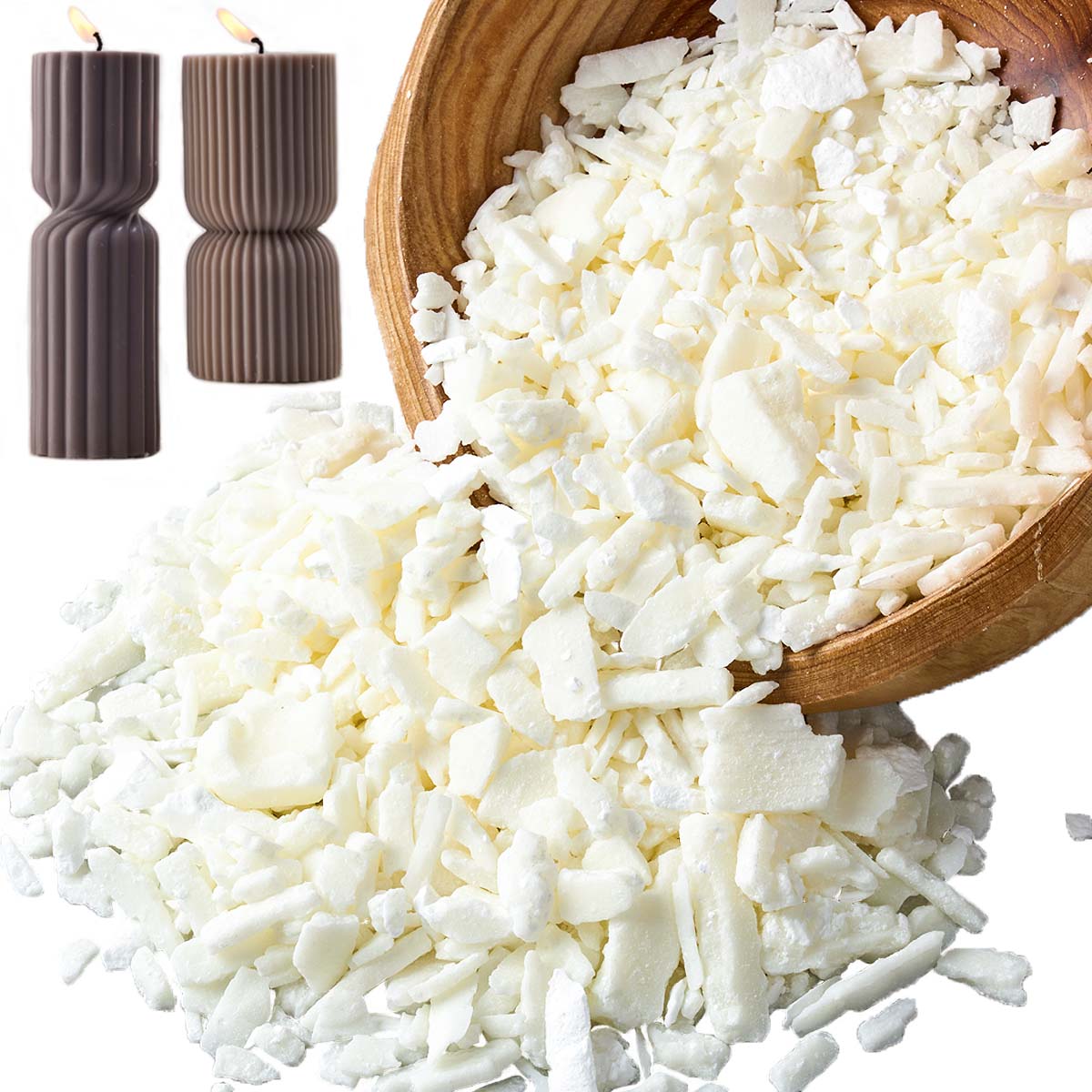 1 Pounds Pure White Soy Wax Fo - đánh giá và giá Candle Making Kit