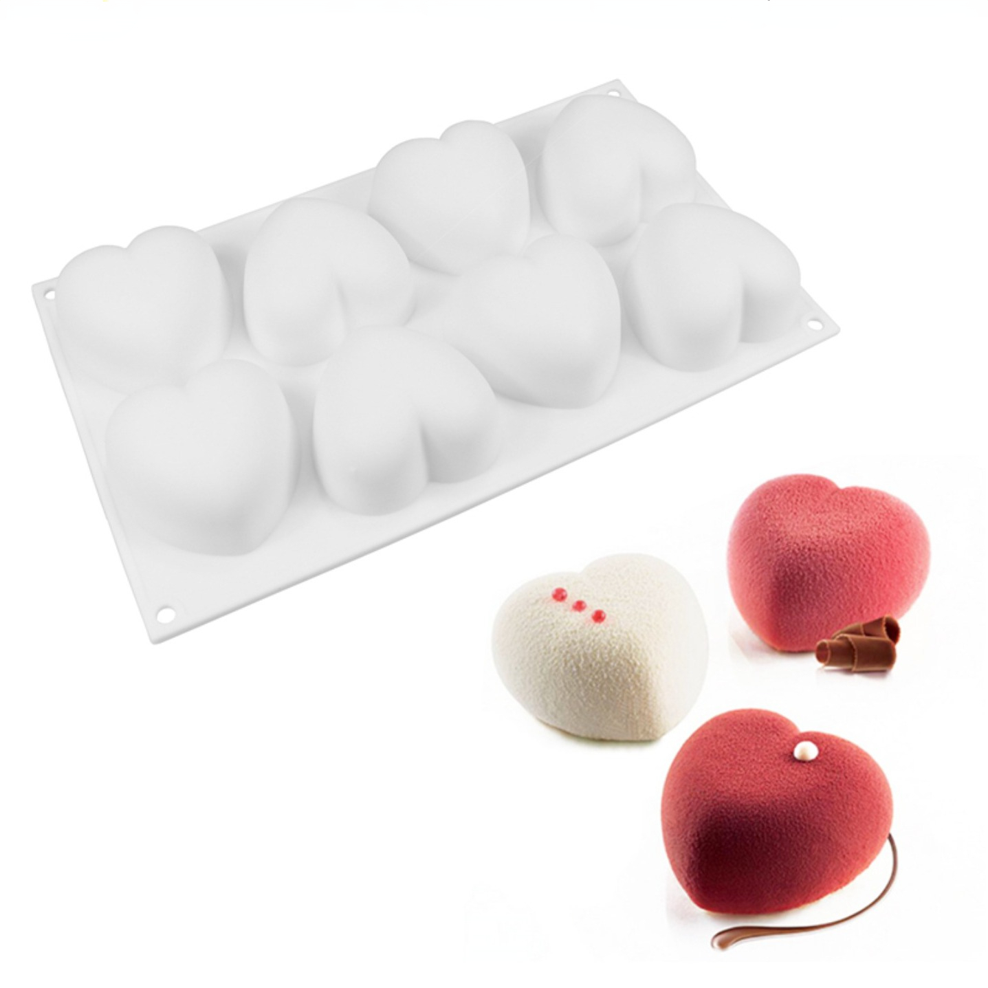 Love Heart Silicone Soap Mold  - đánh giá và giá Candle Making Tutorial