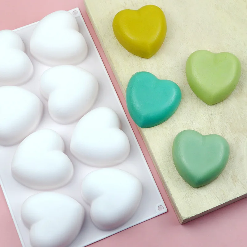 Love Heart Silicone Soap Mold  - đánh giá và giá Candle Making Tutorial