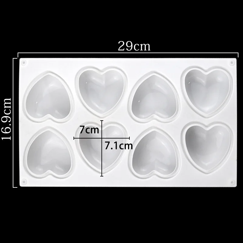 Love Heart Silicone Soap Mold  - đánh giá và giá Candle Making Tutorial