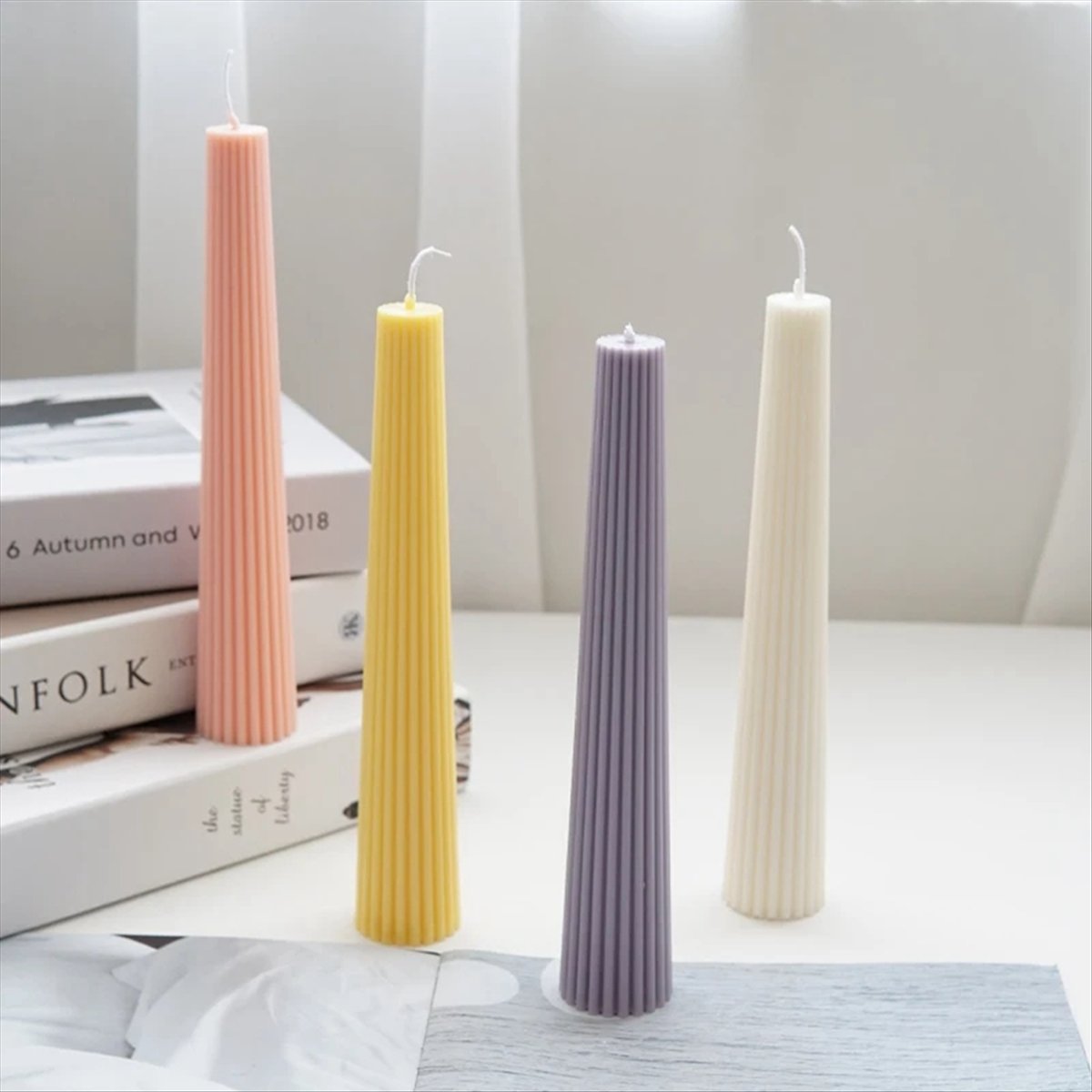 *ABAB Striped Long Pole Column - đánh giá và giá Candle Making Kit
