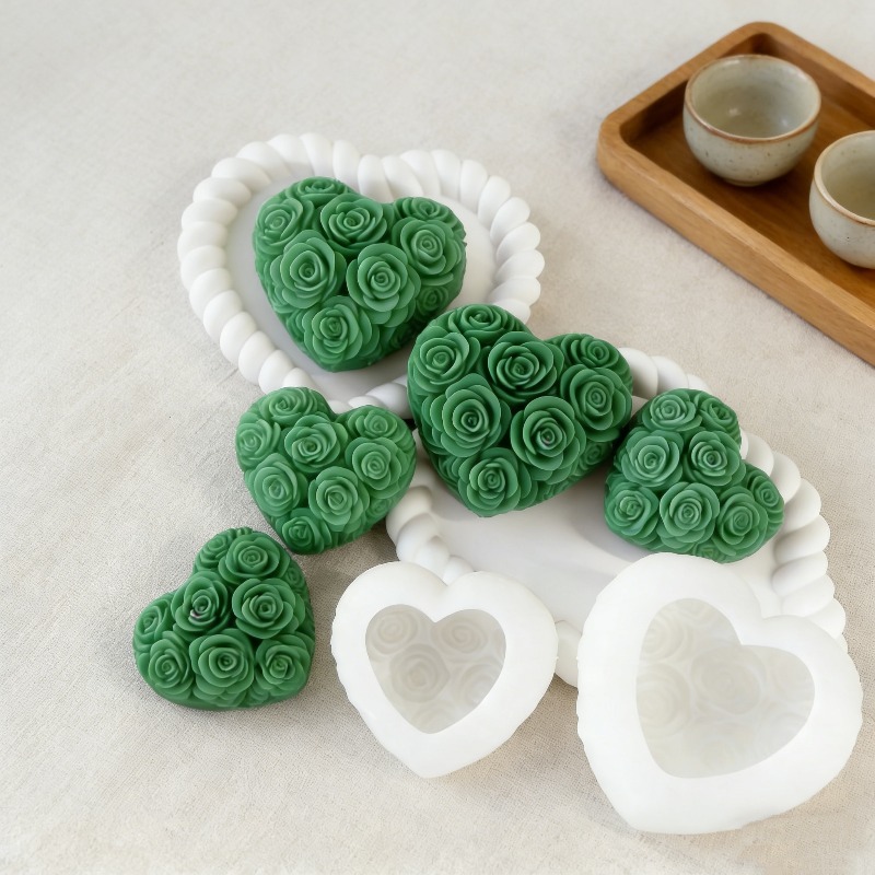 DIY Love Rose Flowers Valentin - đánh giá và giá Candle Making Uk