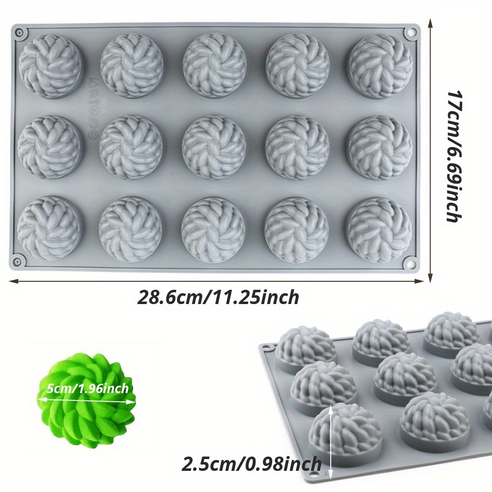 1Pc Cake Mold Santa Ana Floral - đánh giá và giá Candle Making Uk