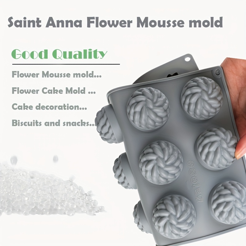 1Pc Cake Mold Santa Ana Floral - đánh giá và giá Candle Making Uk