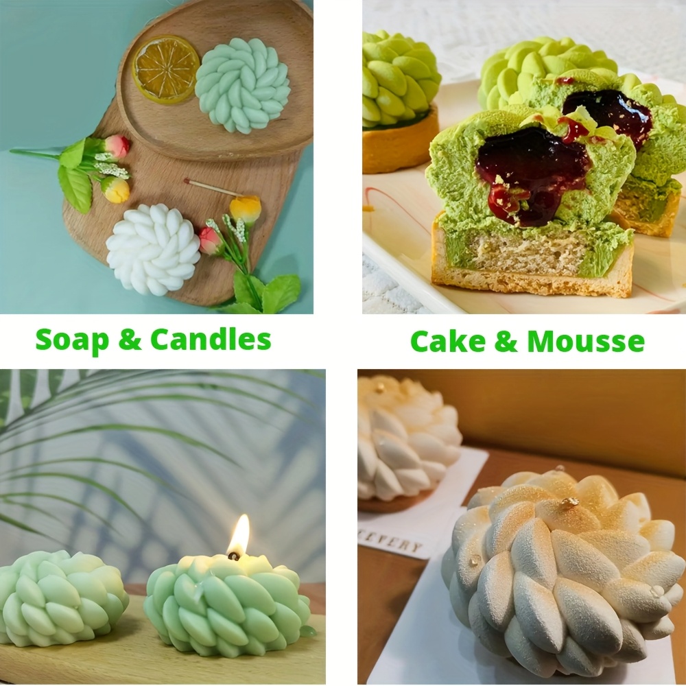 1Pc Cake Mold Santa Ana Floral - đánh giá và giá Candle Making Uk