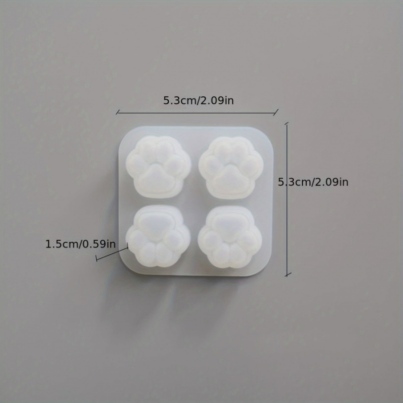 1Cat Paw Pattern Silicone Mold - đánh giá và giá Candle Making Tutorial