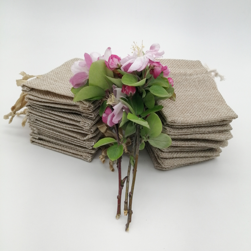 Bộ 50 Đay Tặng Túi Vải Lanh Ba - đánh giá và giá Jute Bag Packaging