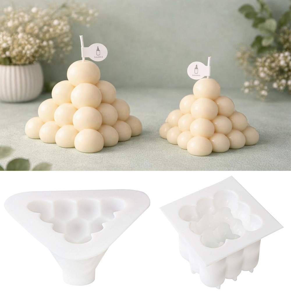3D Bubble Cube Silicone Candle - đánh giá và giá Candle Making Kit