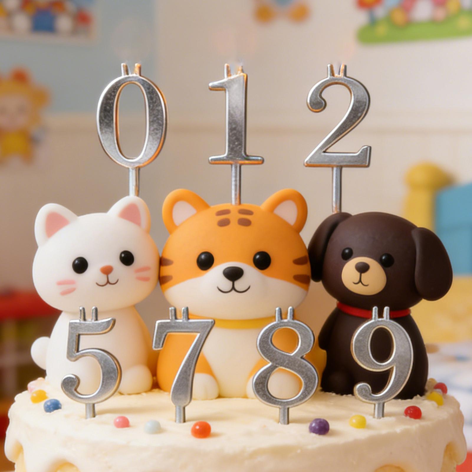 10pcs 0-9 Number Cake Toppers  - đánh giá và giá Candle Making Tutorial